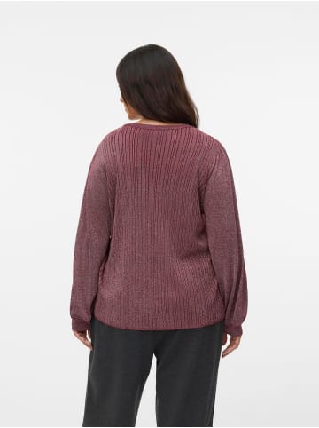 Vero Moda Strickpullover in Syrah