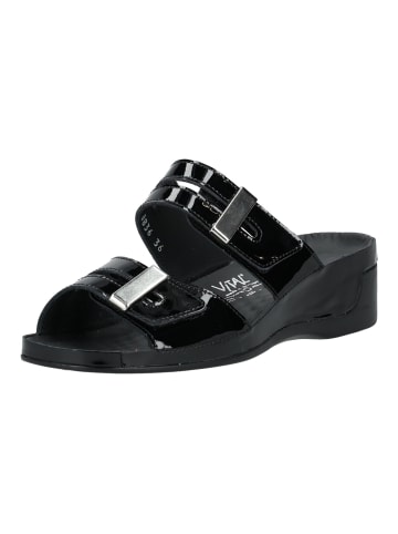 Vital Pantoletten in Schwarz Lack