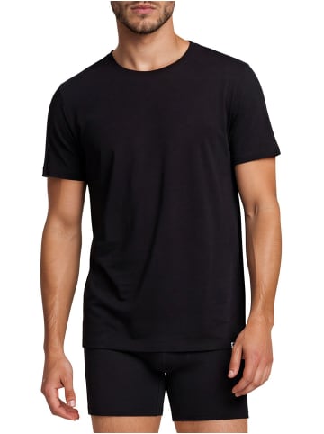 Pierre Cardin T-Shirt Pierre Cardin Tshirt Herren Regular Fit BODYWEAR 4er Set Pack in Schwarz