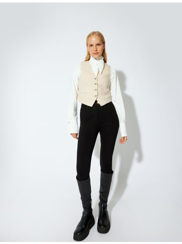 KOTON Sweater in Ekru Gestreift