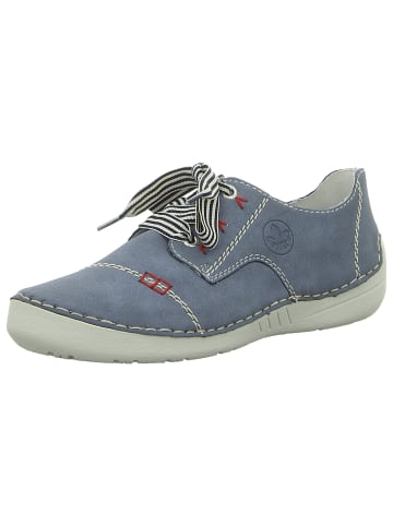 rieker Sportlicher Schnürschuh in blau