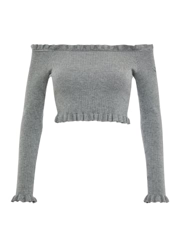 Threadbare Langarmshirt THBBrooke in Grey