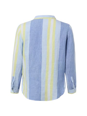 Franco Callegari Bluse in blau zitrone - 0039