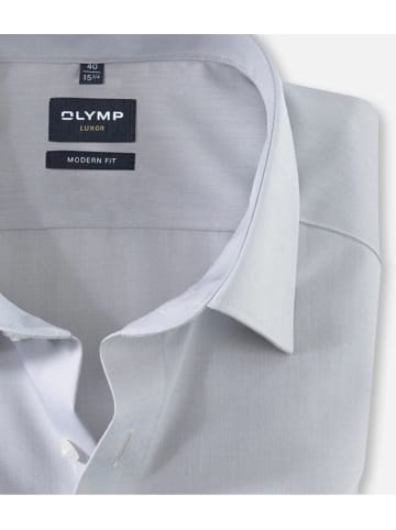OLYMP  Langarm Business Hemd für Herren in grau