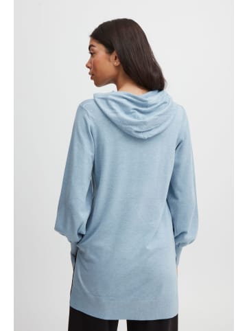 b. young BYMMPIMBAH HOODIE - KNIT Regular fit in Blue Bell Melange