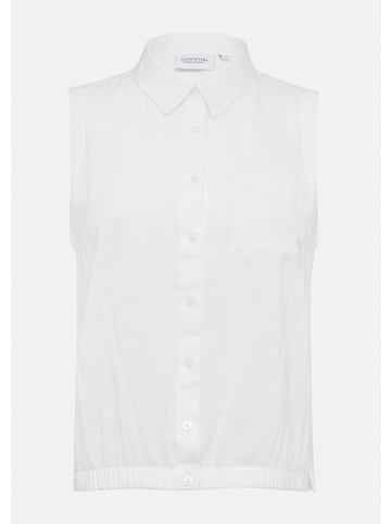 comma Bluse in 0100_weiß
