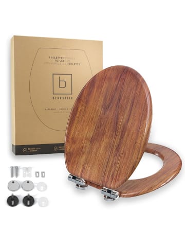 Benkstein WC-Sitz MDF Treibholz Braun