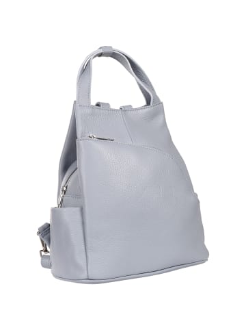 Toscanto Toscanto Cityrucksack Leder hellblau ca. 27cm