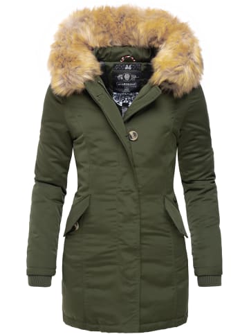 Marikoo Wintermantel Karmaa in Olive