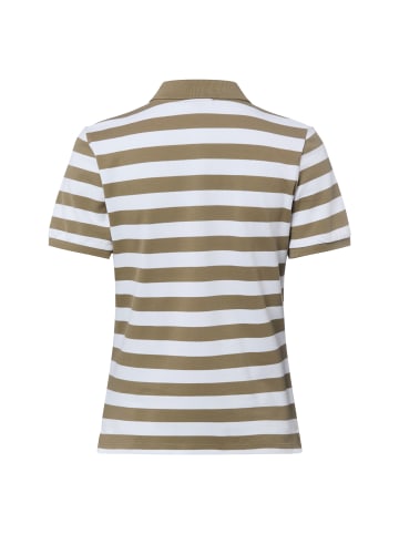 Marie Lund Shirt in weiß oliv - 0003