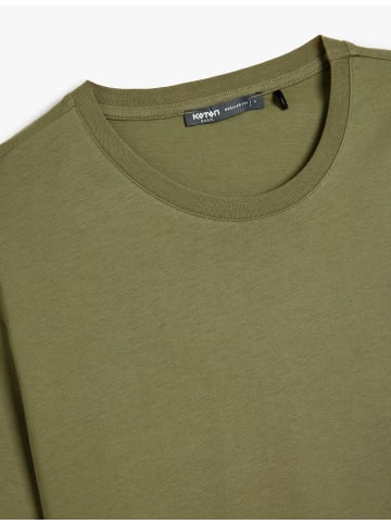 KOTON TSHIRT SS BSC in Khaki