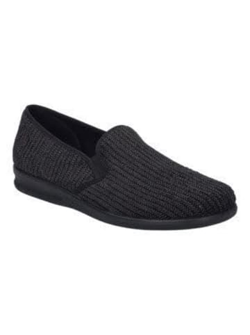 Josef Seibel Hauschuhe Herren Hausschuh in schwarz
