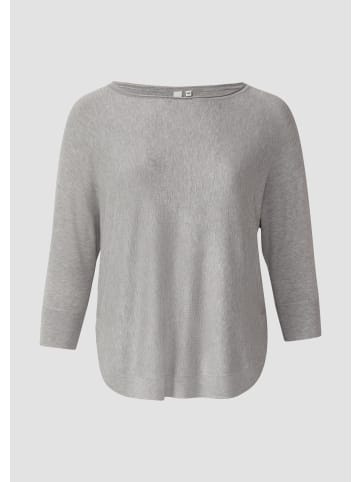 QS Strickpullover in 9400_grau meliert