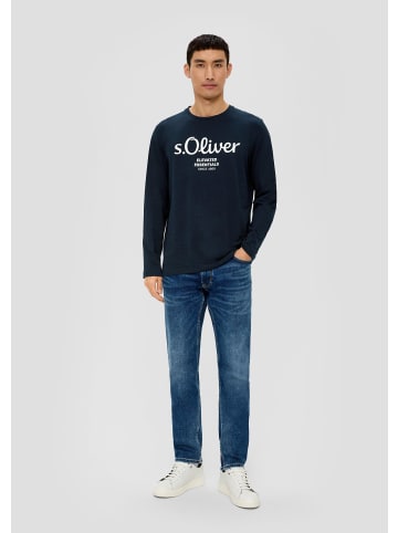 s.Oliver T-Shirt langarm in Blau
