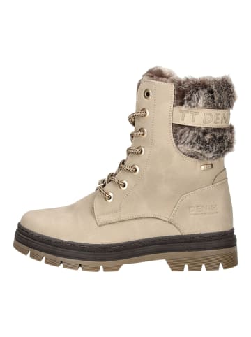 Tom Tailor Stiefelette in Cream