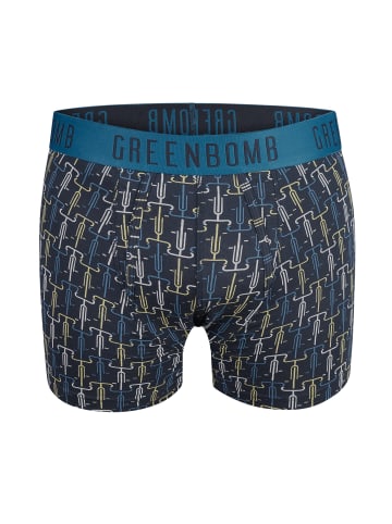 GreenBomb Trunk Bike Bond 2 in Marineblau