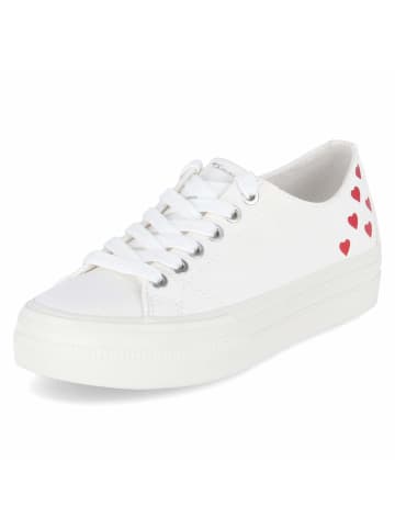 Tamaris Schnürhalbschuh in weiß