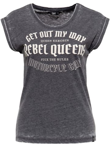 Queen Kerosin Shirt in Schwarz