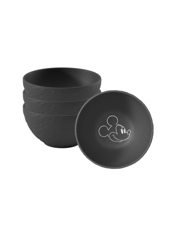 Villeroy & Boch 4er Set Müslischalen Manufacture Rock - Mickey Mouse ø 14 cm schwarz in schwarz