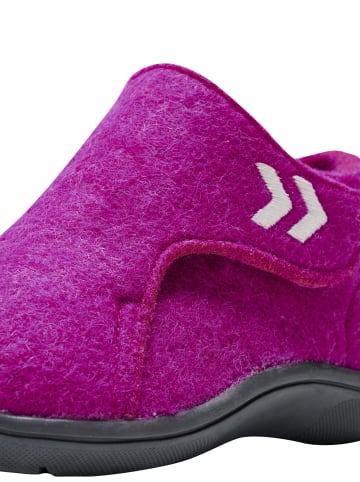 Hummel Klettverschluss Schuhe Wool Slipper Kinder in PINK FLAMBÈ