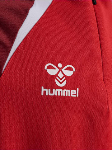 Hummel Halbreißverschluss Jacke Daumenlöcher Hmllead Kinder in TRUE RED/MAROON