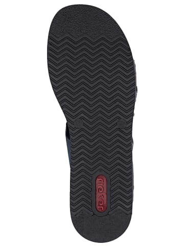 rieker Pantoletten Comfort in Dunkelblau