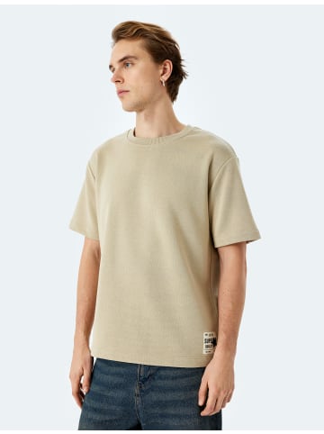 KOTON TSHIRT SS in Beige