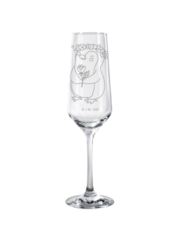 Mr. & Mrs. Panda Champagnerglas Jungfrau Astrologie ohne Spruch in Transparent