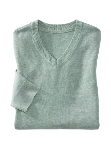 H.I.S Strickpullover in mint-meliert