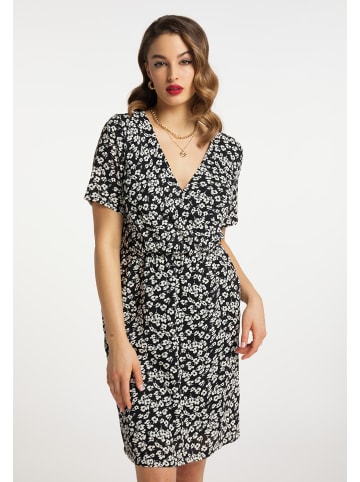 faina Damen Kleid in Schwarz Weiss