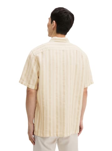 Marc O'Polo Kurzarm-Hemd regular in Medium Brown