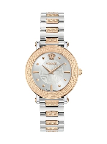 Versace Analoguhr für Damen in silber