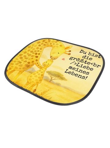 Mr. & Mrs. Panda Autosonnenschutz Giraffe Kind Design mit Spruch in Weiß