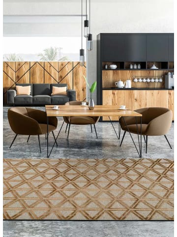 Atticgo Kurzflor-Teppich LANA in kupfer