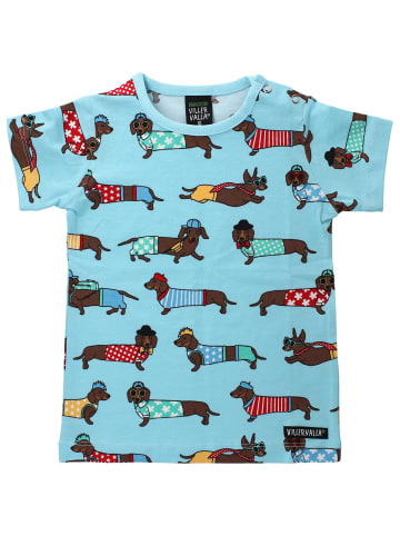 Villervalla Shirt Kurzarm Dachshund in pool