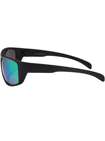 BEZLIT Sportbrille in Schwarz Grün Verspiegelt