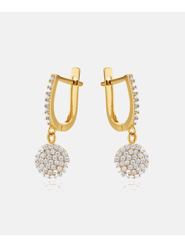 Diamant L'éternel Ohrringe aus 375 Gelbgold