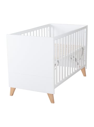 roba roba 2 in 1 Baby- & Beistellbett Leon 60 x 120 cm