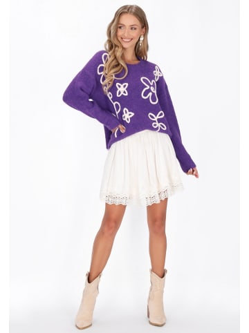 IZIA Women Sweater in violet