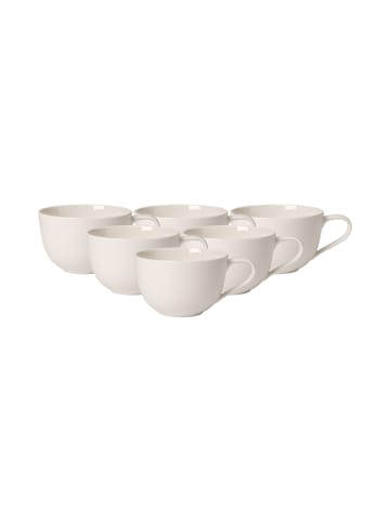 Villeroy & Boch 6er Set Frühstückstassen For Me 300 ml in weiß