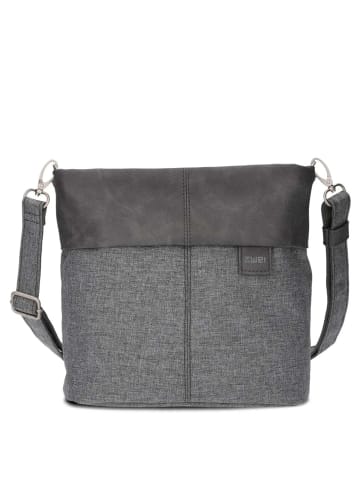 Zwei Olli OT8 - Schultertasche 25 cm (salbei) in grau
