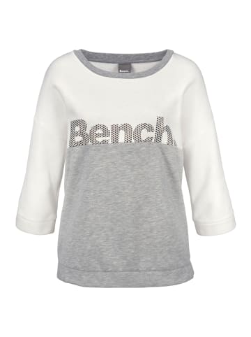 Bench Sweatshirt in ecru-grau-meliert
