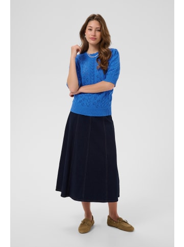 SAINT TROPEZ Strickpullover ShanelleSZ Gerade Passform in Campanula