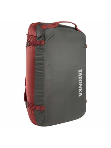 Tatonka Duffle Bag 45 - Faltbare Reisetasche/Rucksack 57 cm (sage green) in tango red