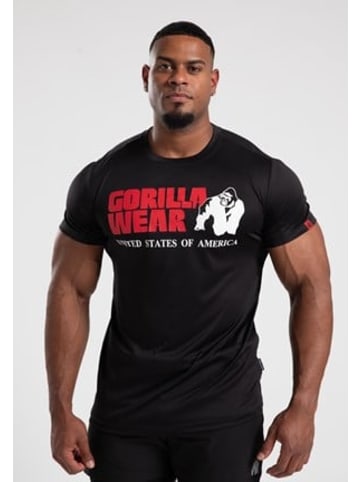 Gorilla Wear Klassisches Trainings-T-Shirt - Schwarz