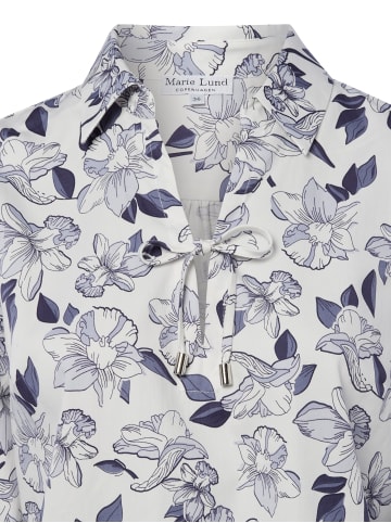 Marie Lund Blusenshirt in ecru marine - 0008