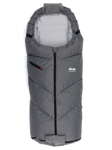 Kinderhaus Blaubär Rondane Daunenfußsack Frost TOP in Mountain Grey