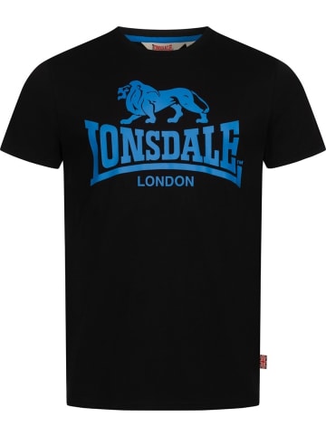 Lonsdale T-Shirt "Henconner Herren T-Shirt normale Passform" in Schwarz