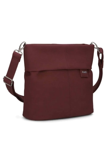Zwei Mademoiselle M8 - Schultertasche 25 cm (sage) in rubin