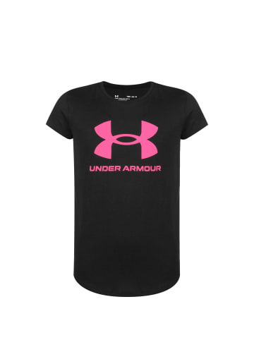Under Armour T-Shirt Sportstyle Graphic in schwarz / lila